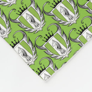 Royal Bull Terrier Fleece Blanket