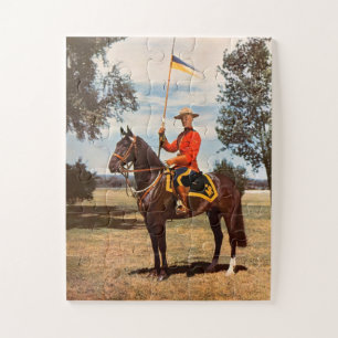 Royal Canadian mounted policeman Jigsaw Puzzle