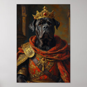 Royal Cane Corso Portrait Poster