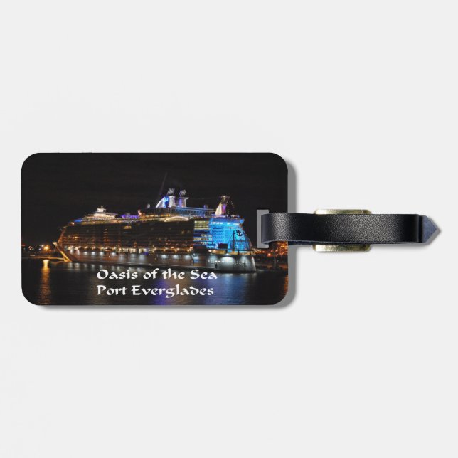 Royal Caribbean Oasis of the Seas Luggage Tag (Back Horizontal)