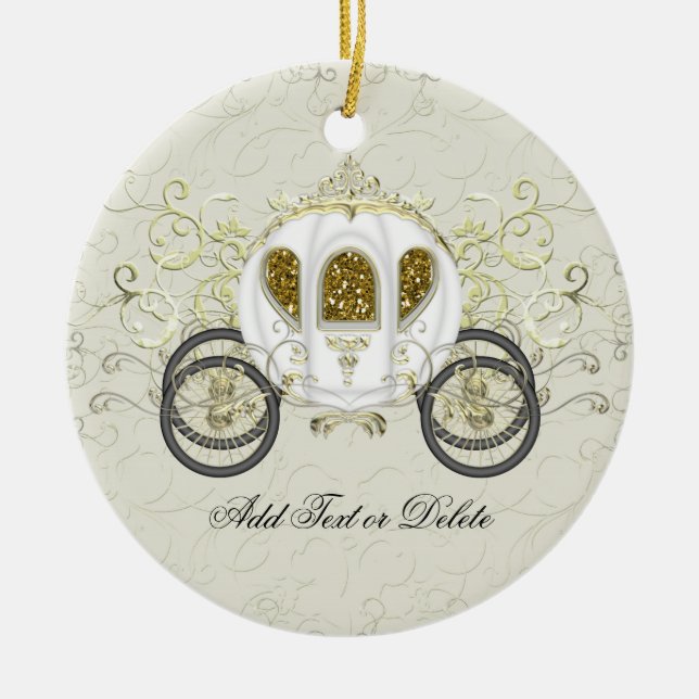 Royal Carriage - SRF Ceramic Ornament (Front)