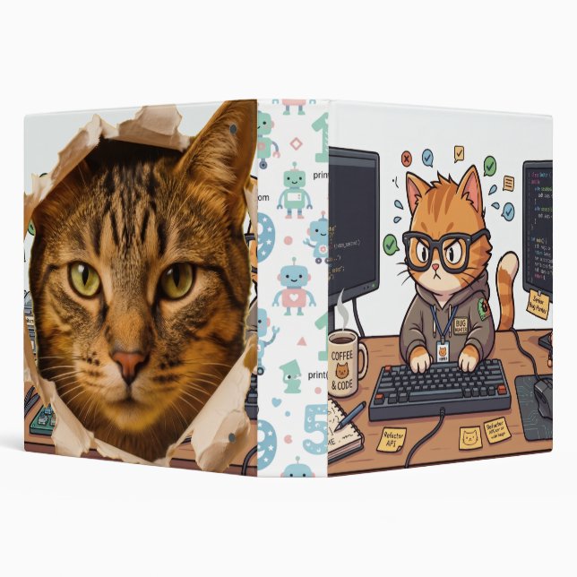Royal Cat Bookmark Binder (Background)