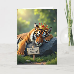 Royal Cat Fathers Day Card