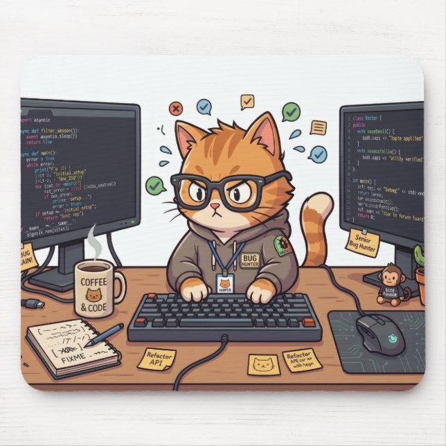 Royal Cat Mouse Pad  (Front)