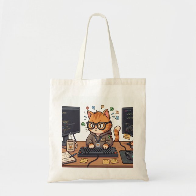 Royal Cat Tote Bag (Front)