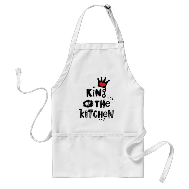 Royal Chef Apron: King of the Kitchen Standard Apron (Front)