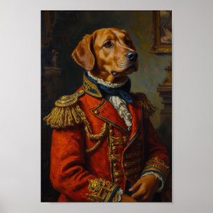 Royal Chesapeake Bay Retriever Portrait Poster