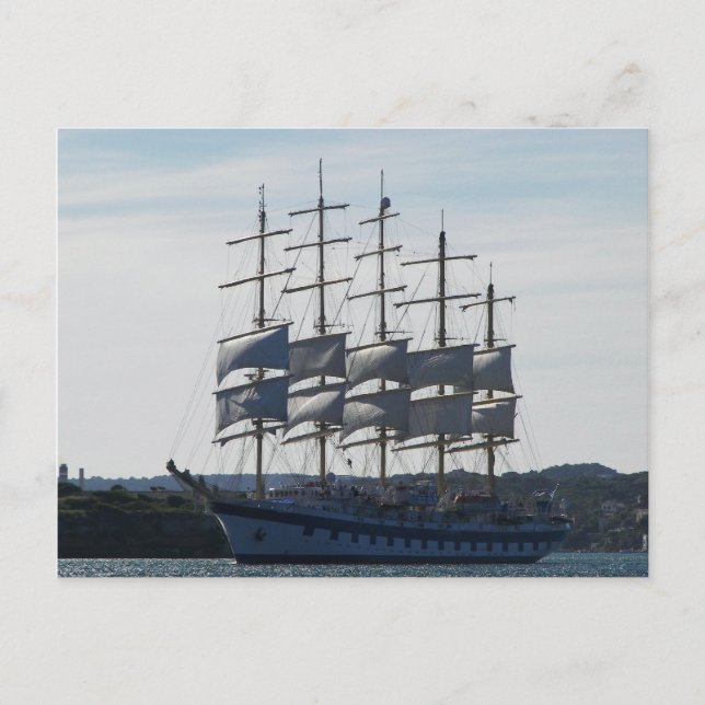Royal Clipper Under Sail Postcard (Front)