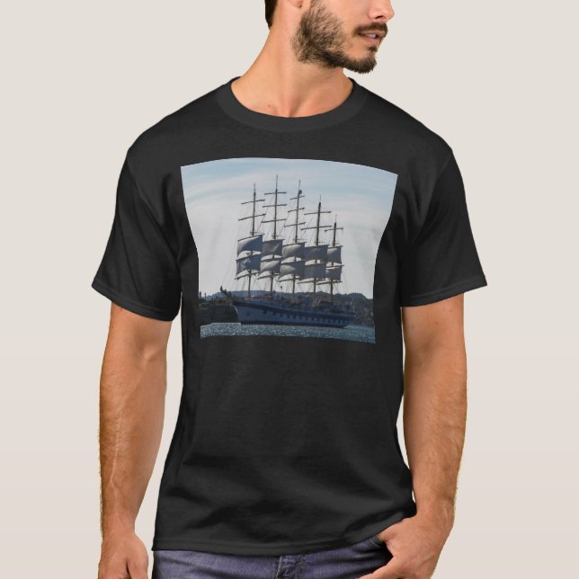 Royal Clipper Under Sail T-Shirt (Front)