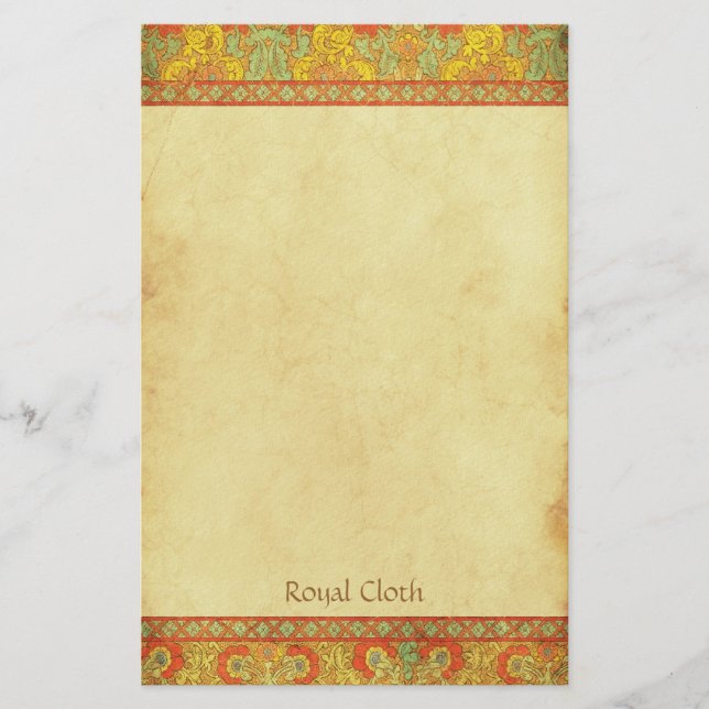 Royal Cloth - Medieval Stationery (Front)