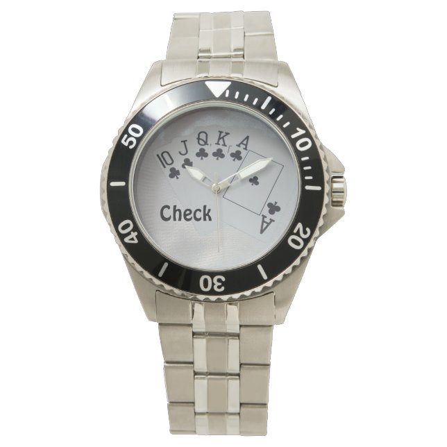 Royal Club Flush, Check, Watch (Front)