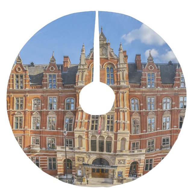 Royal College of Music: sunset. Brushed Polyester Tree Skirt (Front)