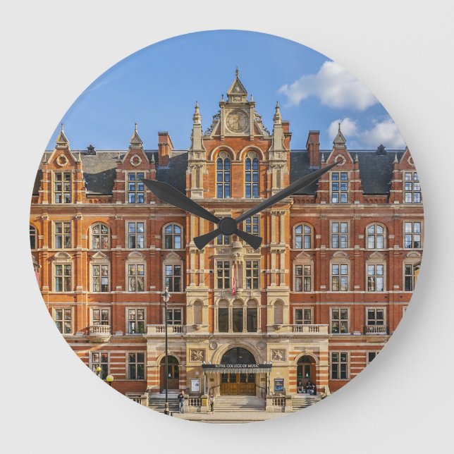 Royal College of Music: sunset. Large Clock (Front)