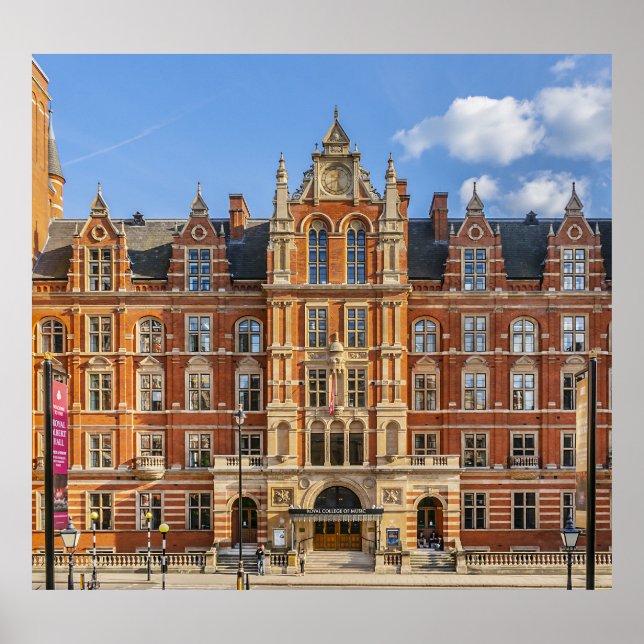 Royal College of Music: sunset. Poster (Front)