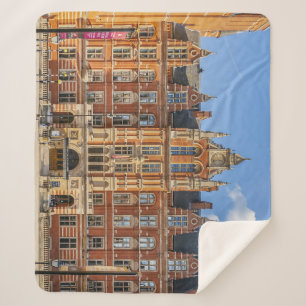 Royal College of Music: sunset. Sherpa Blanket