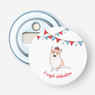 Royal corgi bottle opener