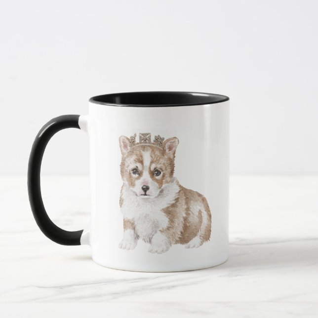 Royal Corgi Coffee Mug (Gauche)