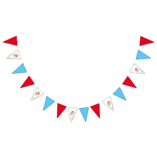 Royal corgi Platinum Jubilee bunting Flags