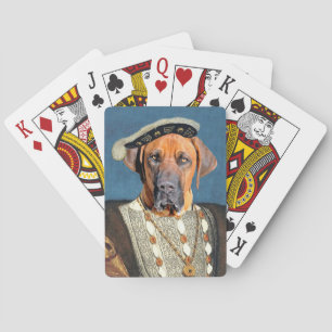 Royal Costume Brazilian Mastiff Playing Cards