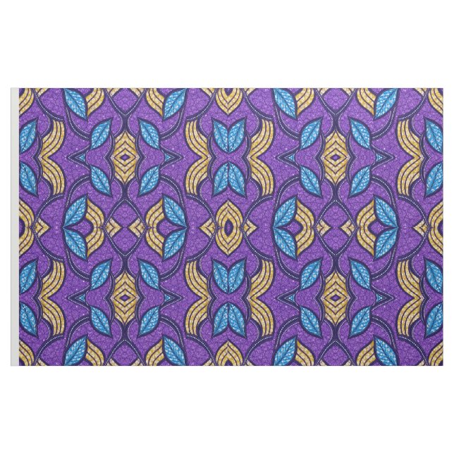 Royal Court Leaf Pattern Fabric  (Yard)
