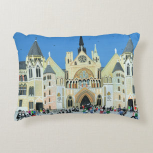 Royal Courts of Justice London 1994 Decorative Pillow