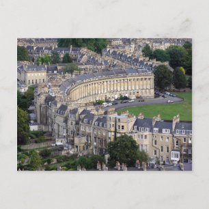 Royal Crescent Bath, England Postcard