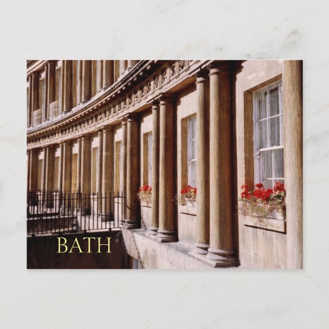 Royal Crescent, Bath Travel Postcard (Front)