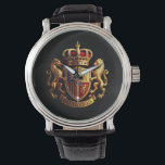 Royal Crest Gold – Majestic Prestige with Identity Watch<br><div class="desc">Royal Crest Gold evokes the grandeur of classic heraldry paired with the richness of gold, creating an identity that feels regal, ceremonial, and unmistakably elevated. The concept suggests lineage, honor, and authority — the kind of emblem that represents legacy and distinction. Gold adds warmth and brilliance, turning the crest into...</div>