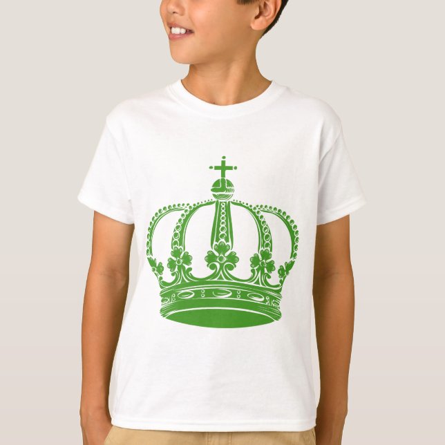 Royal Crown 02 - Avocado Green T-Shirt (Front)