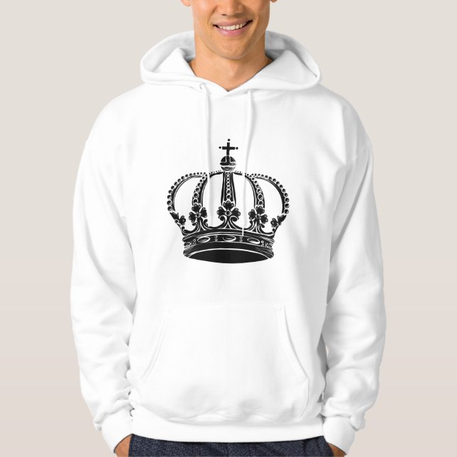 Royal Crown 02 - Black Hoodie (Front)