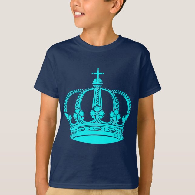 Royal Crown 02 - Cyan T-Shirt (Front)