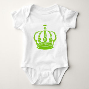 Royal Crown 02 - Martian Green Baby Bodysuit