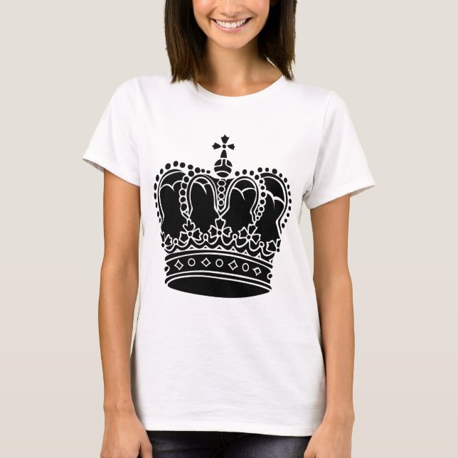 Royal Crown - Black T-Shirt (Front)