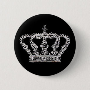 Royal Crown [Dark] 2 Inch Round Button