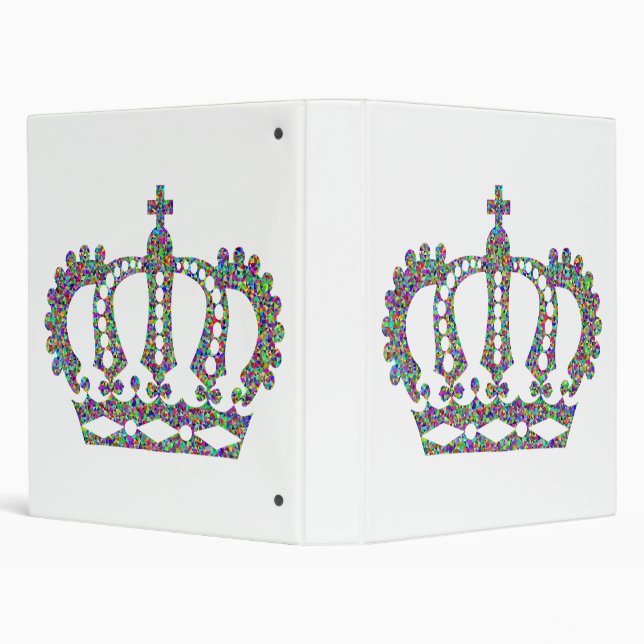 Royal Crown in patterns  Binder (Background)
