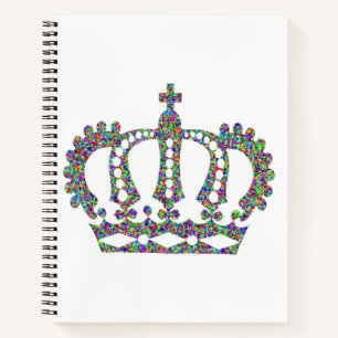 Royal Crown in patterns Notebook
