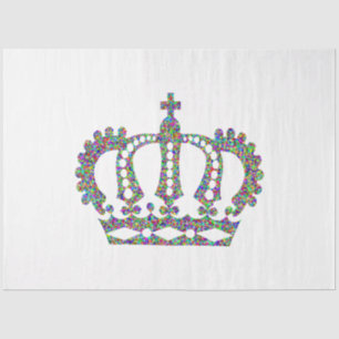 Royal Crown in patterns  Tissue Paper