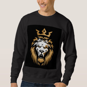 Royal Crown Lion Black Sweatshirt