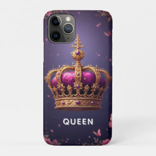 Royal Crown Luxe Gold Frame ✨ Elegant Regal Luxury iPhone 11 Pro Case