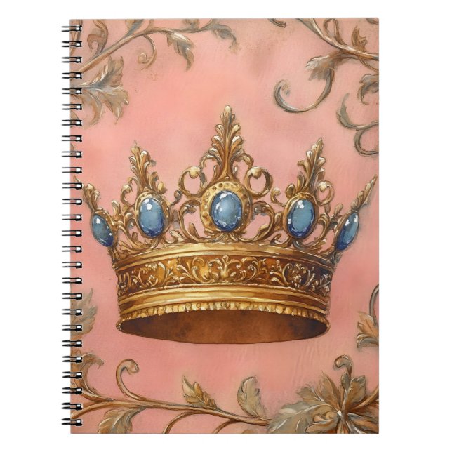 Royal crown.  notebook (Front)