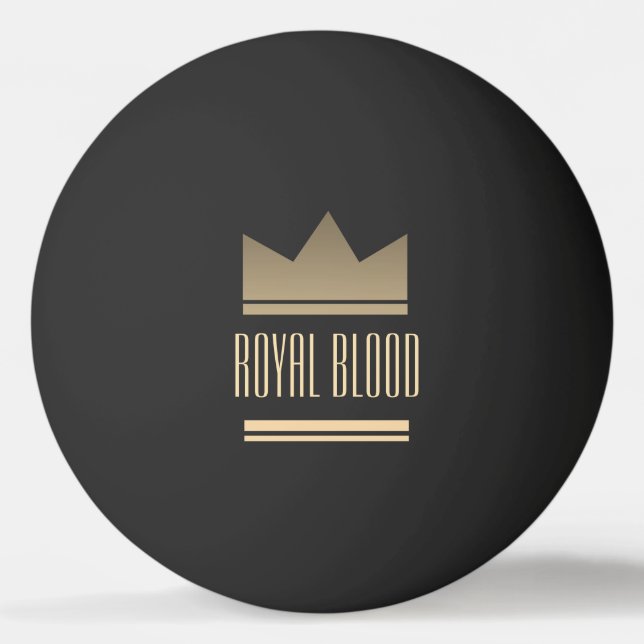 Royal Crown Ping Pong Ball Personalized Gift (Front)