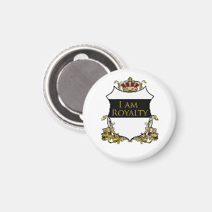 Royal Crown Shield I Am Royalty Magnet