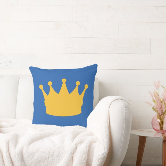 Royal Crown Throw Pillow (Couch)