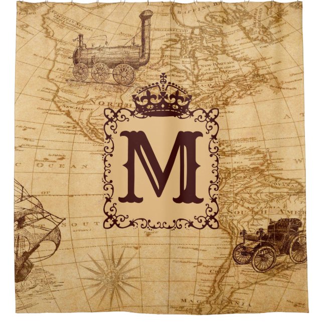 Royal Crown Vintage Name Pattern Beige (Front)