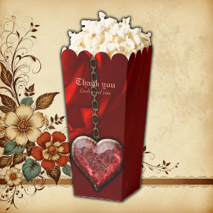 Royal darkness, a gothic heart and skull.  favor box