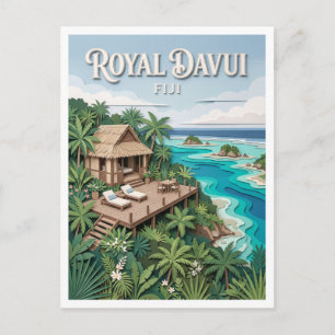 Royal Davui Island Resort Pacific Harbour Fiji Postcard