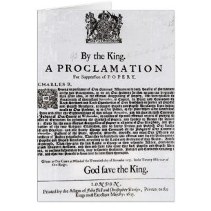 Royal Declaration, 1675