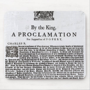Royal Declaration, 1675 Mouse Pad