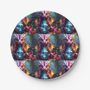 Royal Dragon Paper Plate