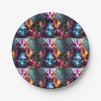 Royal Dragon  Paper Plate